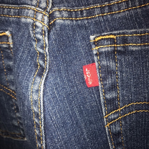 Vintage Levi Strauss and Co Dark Wash Boot Cut Denim Jeans Size 9S or 28/30 - Picture 12 of 12